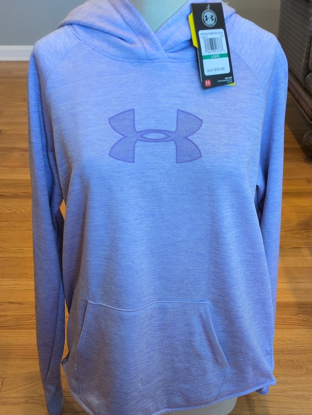 NEW Under Armour Storm1 Women's Lavender Hoodie Large